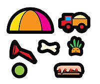 Дитяча книга "Зайченя" 402665 з наклейками, фото 2