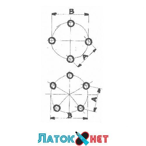 Измеритель расстояния между болтами на диске PCD 1311 - фото 1 - id-p365121111