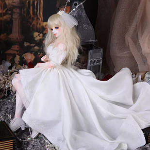 Платі для ляльки 40 см БЖ 1/4 "Веста" комплект з нижнім білизнам для BJD 1/4