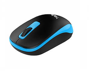 Мишка безпровідна оптична Havit HV-MS626GT 1200 DPI Чорний/ Блакитний, фото 4