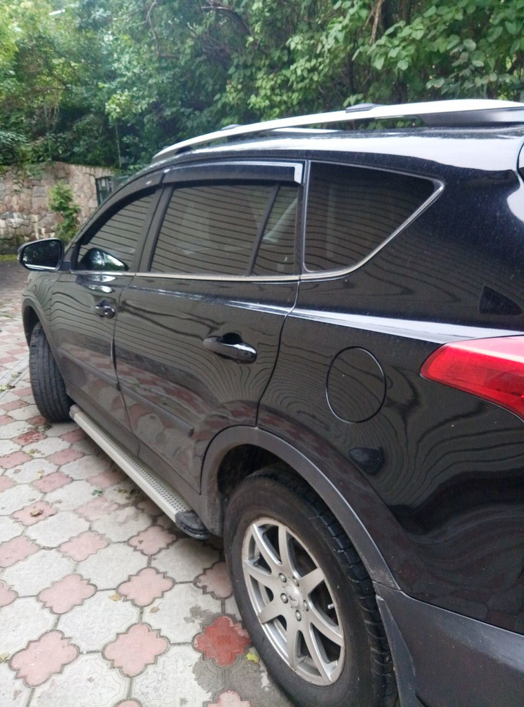 Вітровики широкі (4 шт, HIC) для Toyota Rav 4 2013-2018 рр, фото 1