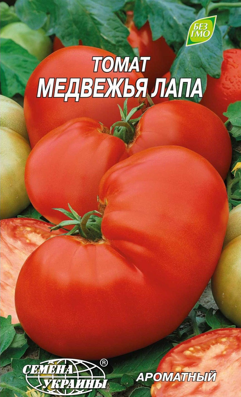 Насіння томату Ведмежа Лапа, середньостиглий 0,2 г , "Насіння України", Україна