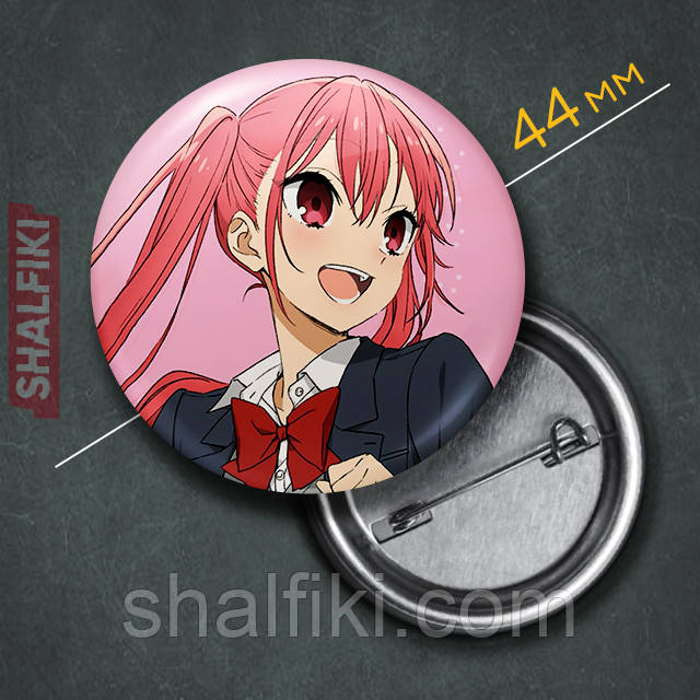 "Ремі Аясакі (Хорімія)" значок круглий на булавці Ø44 мм, фото 1