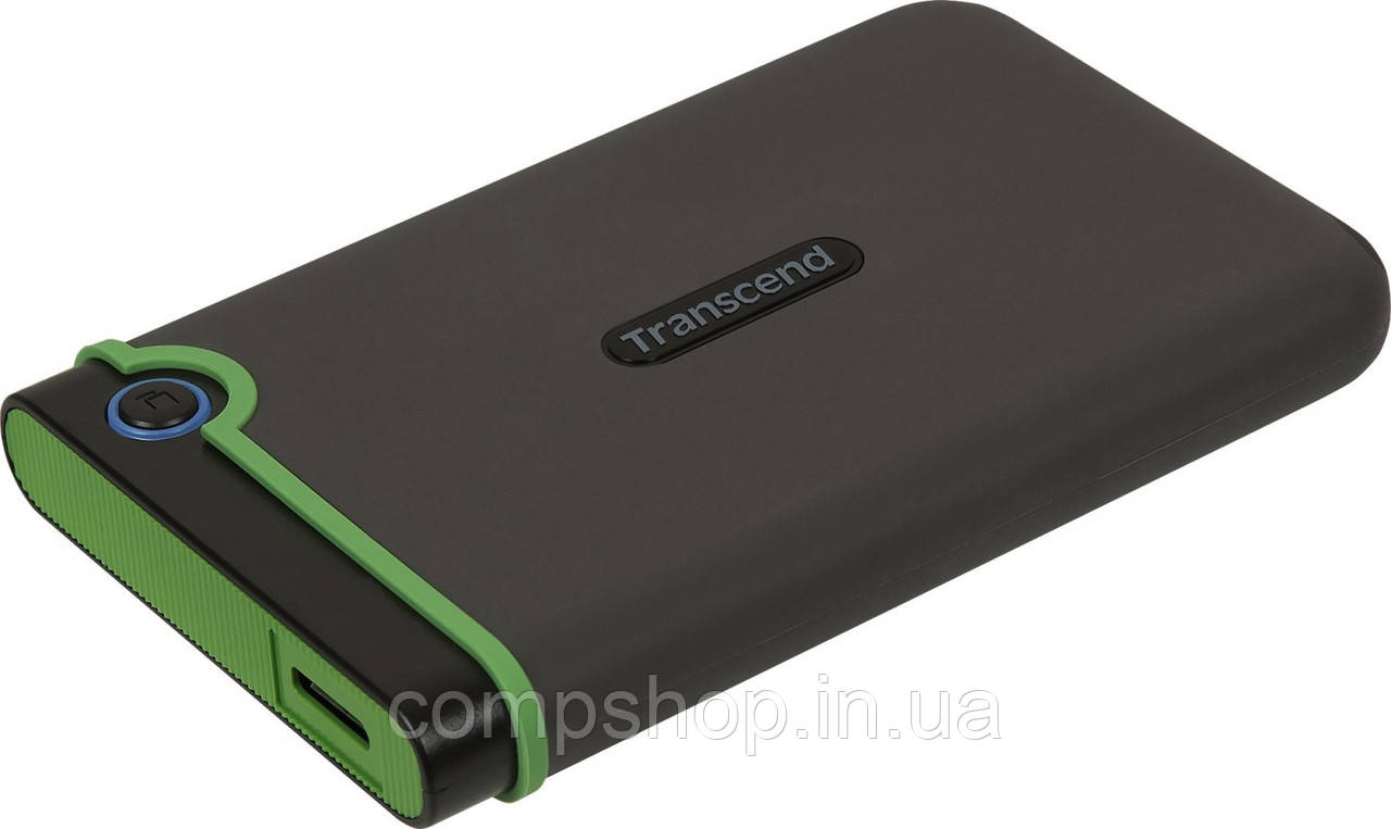 Зовнішній жорсткий диск USB 3.0   1TB 2.5"  Transcend StoreJet 25M3  Iron Gray  (Micro-B) (код 99886)