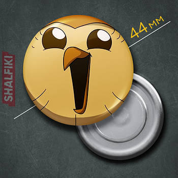 "Сичик (Совиний дім / Owl house)" магніт круглий Ø44 мм