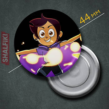 "Луз Носеда (Совиний дім / Owl house)" магніт круглий Ø44 мм