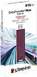 Флешнакопичувач USB3.2 512 GB Kingston DataTraveler Max Red (DTMAXA/512GB), фото 3