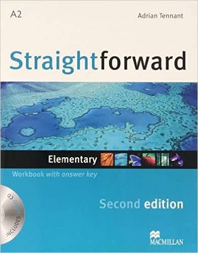 Straightforward Second Edition Elementary Workbook + CD with Key (термін із відповідьми та диском)