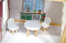 Ляльковий будиночок дерев'яний з меблями дитячий ігровий трохповерховий будиночок для ляльок і пупсів Вілла Толедо, фото 10