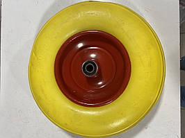 Колесо пінополіуретанове 4.00-6 до тачки (візку) під вісь 12 мм
