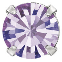 Пришивні стрази в цапах Preciosa (Чехія) ss39 Light Amethyst/срібло