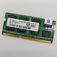 Оперативная память для ноутбука Kingston SODIMM DDR3 2Gb 1333MHz PC3 10600S 2R8 CL9 (KVR1333D3S9/2G) Б/У
