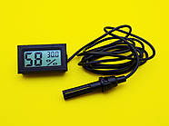 Термометр-гігрометр електронний FY-12 чорний