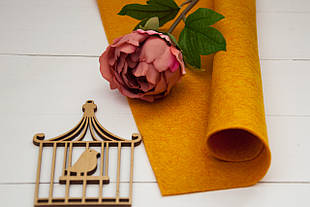 Фетр американський м'який 1,5 мм для рукоділля і творчості 92*91см   2107 Butternut Squash Мускатний горіх