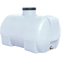 Ємність 85 л горизонтальна ГО ПБ біла Командор 2000