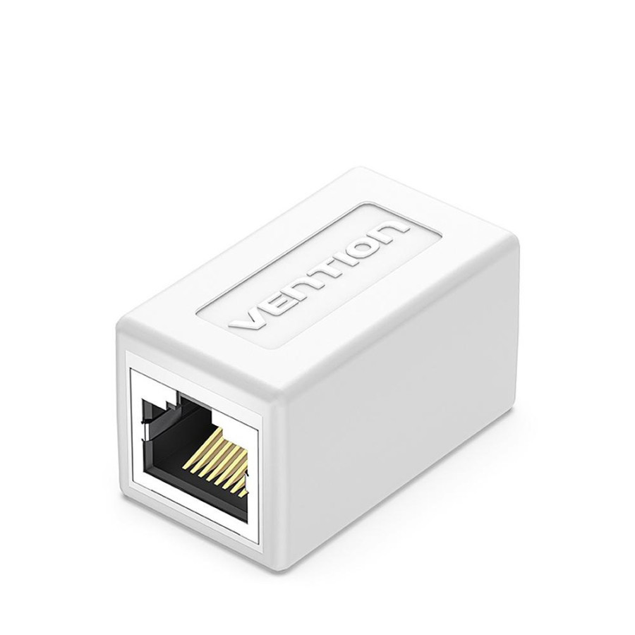 З'єднувач витої пари Vention Роз'єм RJ45 Cat.6 FTP Keystone Jack до 10 Гбіт/с Білий IPVW0