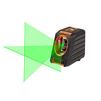 Лазерный уровень Tex.AC ТА-04-022: 2 луча, зеленый луч до 45м 520нм, 4 режима