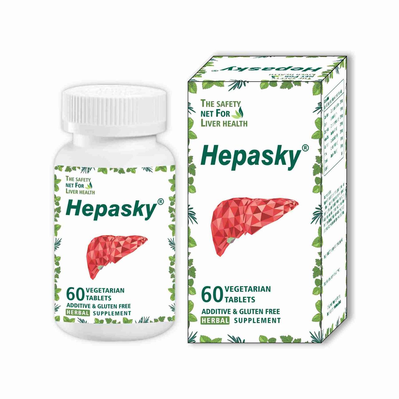 Гепаски, здорова печінка, 60 таб, Індиски Херб; Hepasky, 60 таб, Indisky Herb