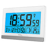 Часы настольные электронные цифровые Technoline WS8056 White/Silver (WS8056) оригинал DAS301199