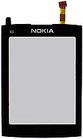 Тачскрин (сенсорный экран) Nokia X3-02 черный