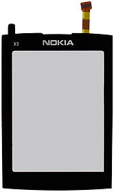 Тачскрин (сенсорний екран) Nokia X3-02 чорний