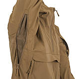 Куртка Вітровка Helikon-Tex ANORAK MISTRAL SOFT SHELL Mud Brown KU-MSL-NL-60, фото 6