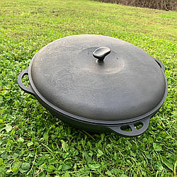 Казан чавунний із кришкою азіатський "Сітон" 30 л (Кз30ч)