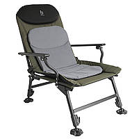 Крісло розкладне Bo-Camp Carp Black/Grey/Green (1204100) оригинал