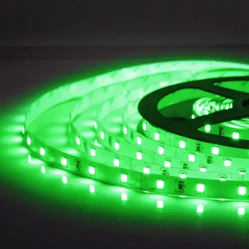 Світлодіодна стрічка 12V, 2835, 60 led/m, 4.8W, IP20, Зелений, ST-12-2835-60-G-20, фото 1
