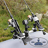 Комплект Borika Fasten (Боріка Фастен) Gm350-3 тарга з 3 замками та монтажним майданчиком на човен пвхвх, фото 4