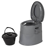 Біотуалет переносний Bo-Camp Portable Toilet Comfort 7 Liters Grey (5502815) Знімне відро-накопичувач Навантаження, кг: 80