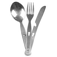 Набір столових приборів Bo-Camp Case 3 Pieces 1 Person Silver (6102100) оригінал