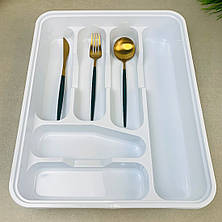 Велика вставка в кухонну скриньку для зберігання столових приладів 39*31 см, Туреччина, фото 3