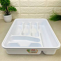 Велика вставка в кухонну скриньку для зберігання столових приладів 39*31 см, Туреччина, фото 5