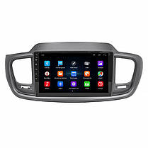 Штатна магнітола Lesko для Kia Sorento III Prime 2014-2017 екран 10" 1/16Gb Wi-Fi Base GPS Android Кіа, фото 2