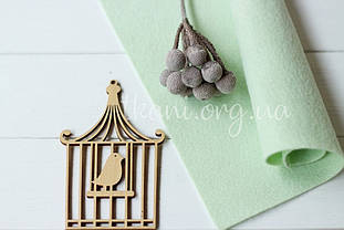 Фетр американський м'який 1,5 мм для рукоділля і творчості 92*91см  0713 Hint of Mint М'ятна свіжість
