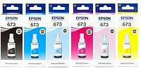 Оригінальне чорнило EPSON для L805/ L1800/ L800/ L810/ L850 B/C/M/Y/LC/LM C13T673 6*70 мл BOX