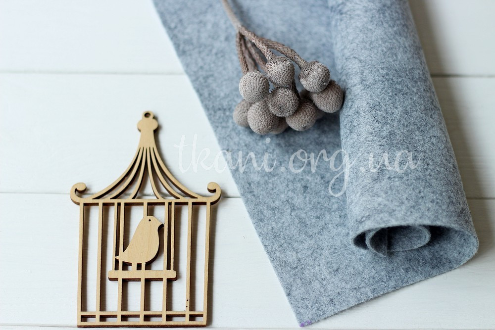 Фетр американський м'який 1,5 мм для рукоділля і творчості 44*30см 2010 Smokey Marble Димний мармур, фото 1