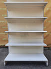 Торгові односторонні (пристінні) стелажі «Колумб» 200х100 см., на 6 полиць, Б/у, фото 9