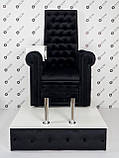 Педикюрне крісло Ice Queen на подіумі з підставкою, фото 2
