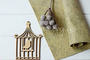 Фетр американський м'який 1,5 мм для рукоділля і творчості 92*91см 2615 Cobblestone Бруківка