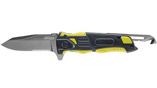 Ніж складний Walther Rescue Knife black\yellow  5.2012