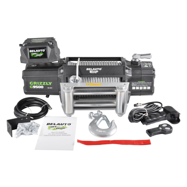 Лебедка Белавто BELAUTO GRIZZLI 9500lbs (автолебедка, Лафет, Евакуатор ...