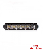 Дополнительная LED фара BELAUTO BOL 0605F (рассеивающий) 30W 10-60V DC, 30W (6х5W), CREE LEDS, 6000 K, 2400