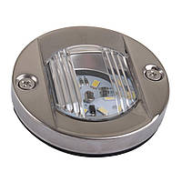 Палубный светильник в лодку ААА LED 3Вт диаметр 75мм (00146-LD)