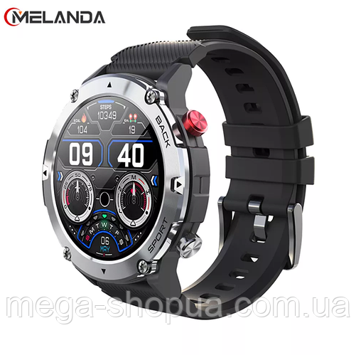 Мужские сенсорные умные смарт часы Smart Watch MEDA045-1S с тонометром ...