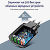 Зарядний пристрій для телефона 4 USB Uslion 48 Вт із функцією швидкого заряджання QC-3.0, фото 7