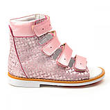 Анатомічні босоніжки для дівчинки з високим задником Theo Leo 1152 розмір 26-35, фото 2