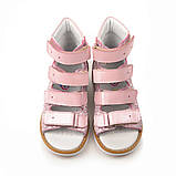 Анатомічні босоніжки для дівчинки з високим задником Theo Leo 1152 розмір 26-35, фото 3