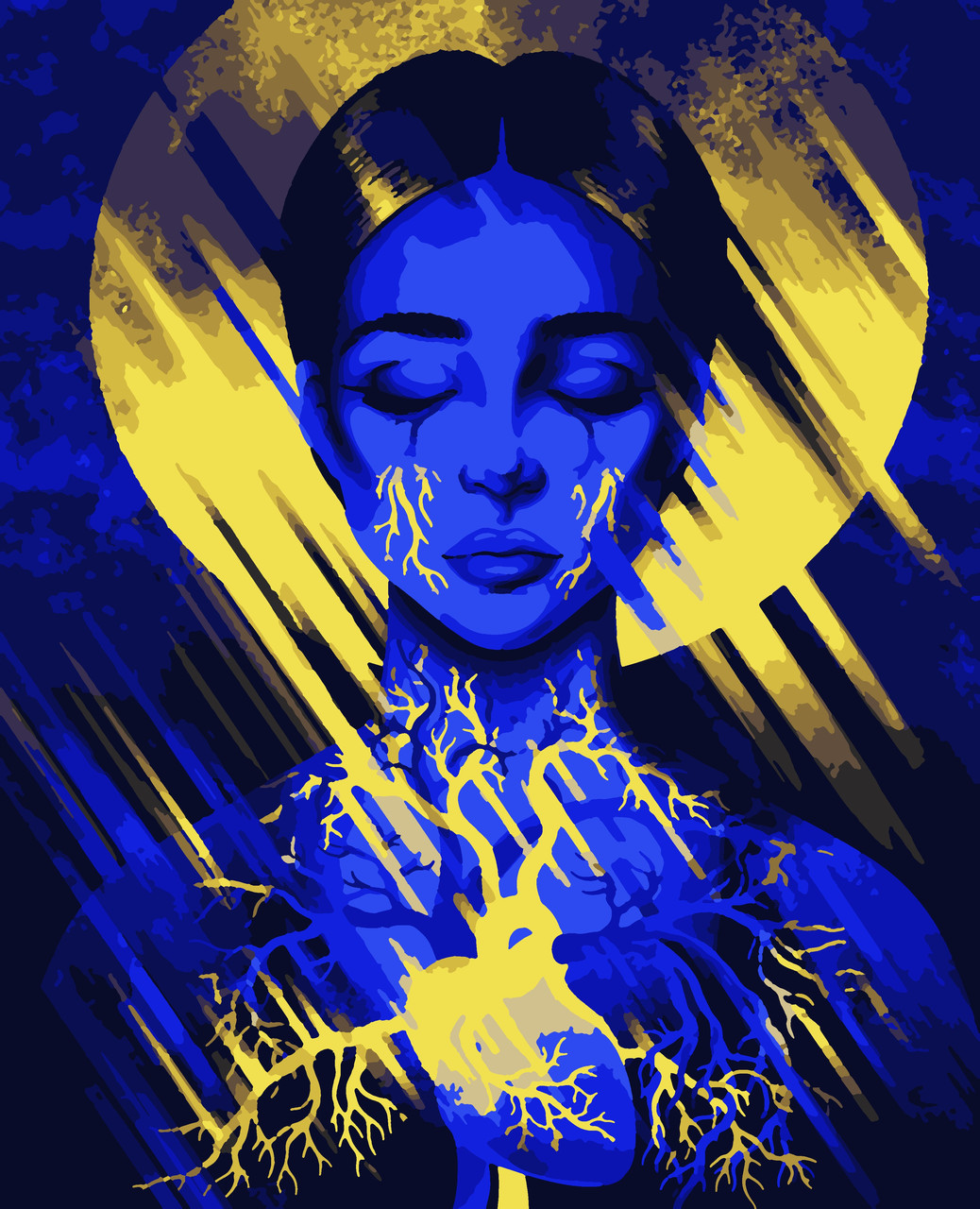 Картина за номерами "Серце України @pollypop92" 50*60 см